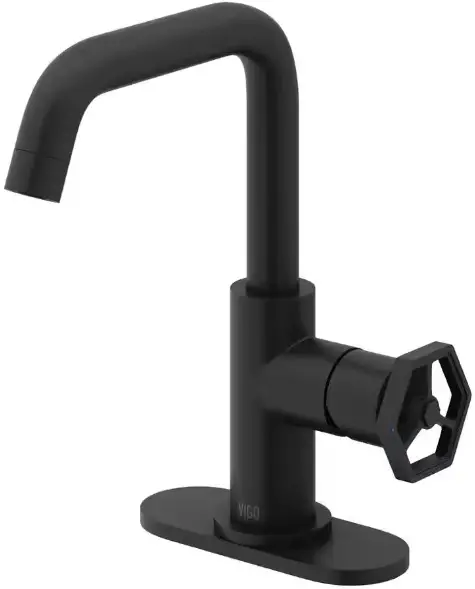VIGO VG01051MBK1 Ruxton Single Hole Bathroom Faucet