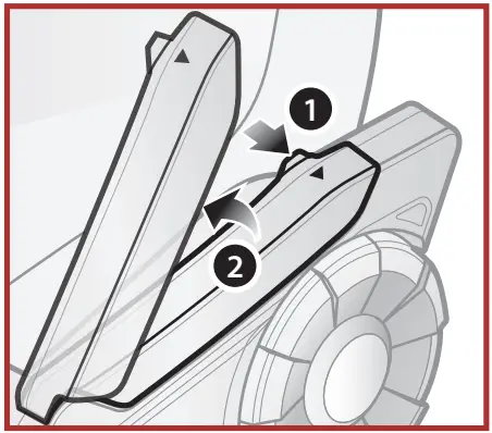 HARLEY DAVIDSON Motorcycle Bluetooth Communication System - Mesh Intercom Antenna