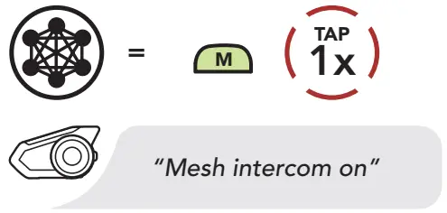 HARLEY DAVIDSON Motorcycle Bluetooth Communication System - Mesh Intercom On