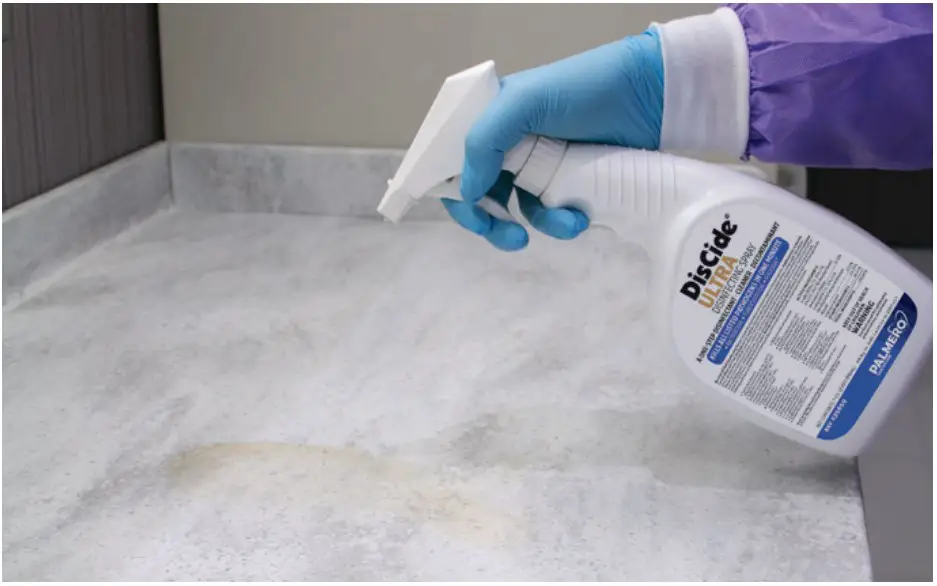 CLEANING before disinfecting