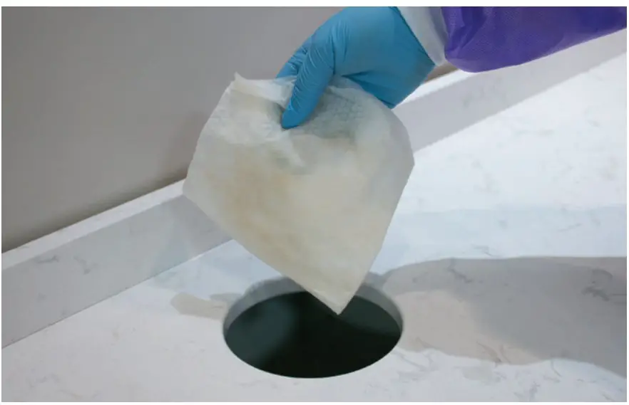 CLEANING before disinfecting