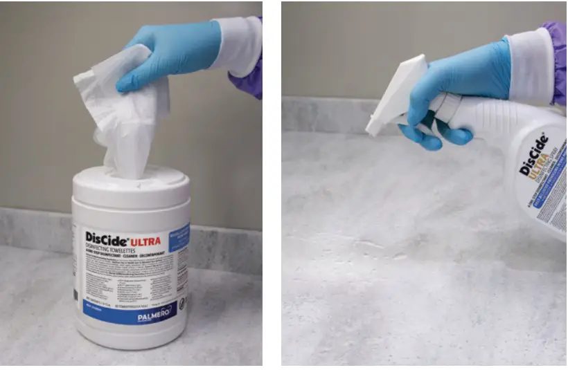 DISINFECTING after cleaning