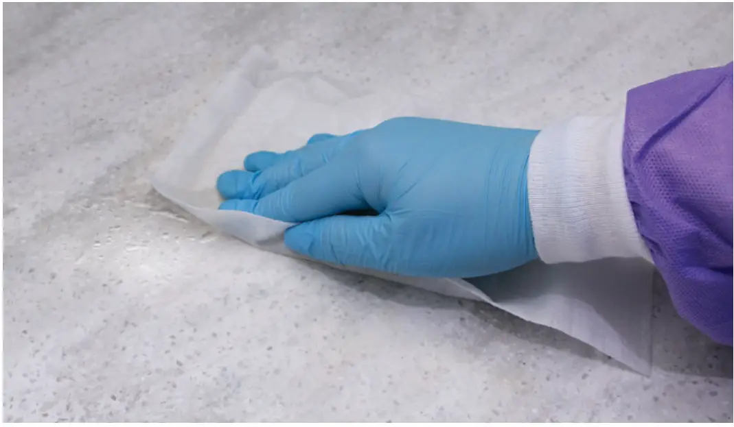 DISINFECTING after cleaning