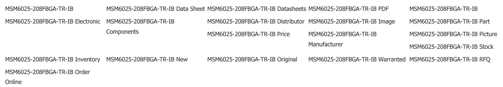YIC QUALCOM MSM6025-208FBGA-TR-IB Microchips 2