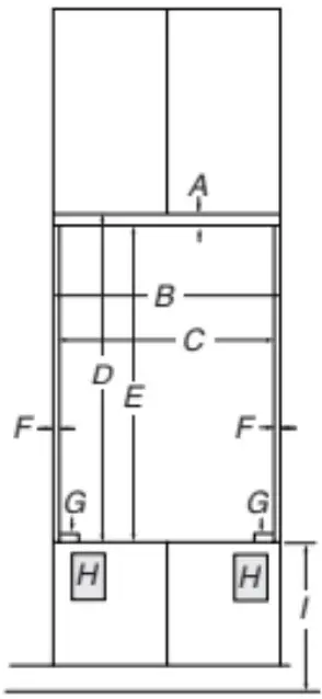 Double Ovens Installed in Cabinet