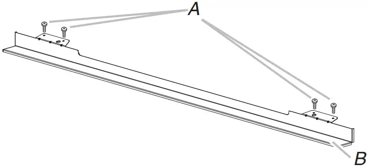 Parts Supplied in Deflector Kit