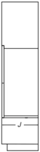 Single Ovens Installed in Cabinet