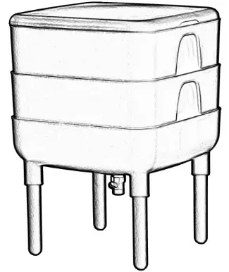 FCMP OUTDOOR Essential Living Composter