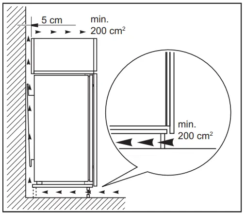 AEG SCE818E6TS Fridge Freezer - Fig 2