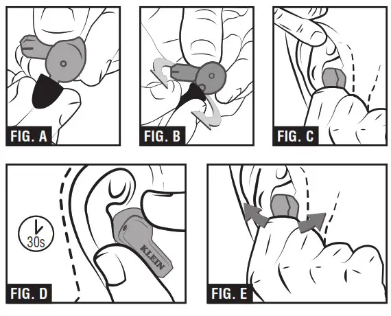 KLEIN TOOLS AESEB2 ELITE Bluetooth Jobsite Earbuds - FigA