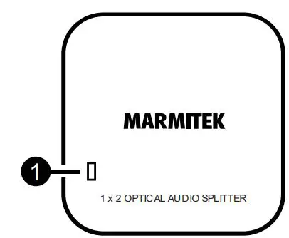 MARMITEK TS12 Split Media Converter User Manual - Power LED