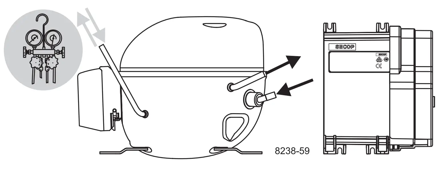 SECOP DLV Compressors 105N446x Series Controllers