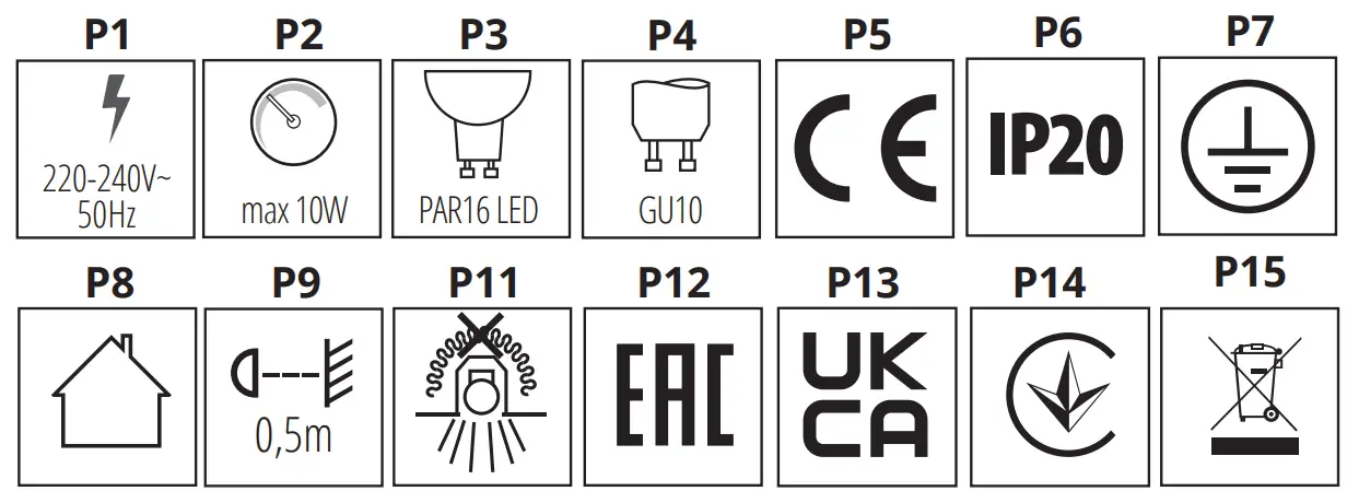Kanlux BORD XS DLP Ceiling Mounted Spotlight Fitting - icon