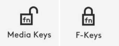 logitech MX Keys Mini for Mac Bluetooth Keyboard - F-Keys switch