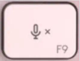 logitech MX Keys Mini for Mac Bluetooth Keyboard - microphone