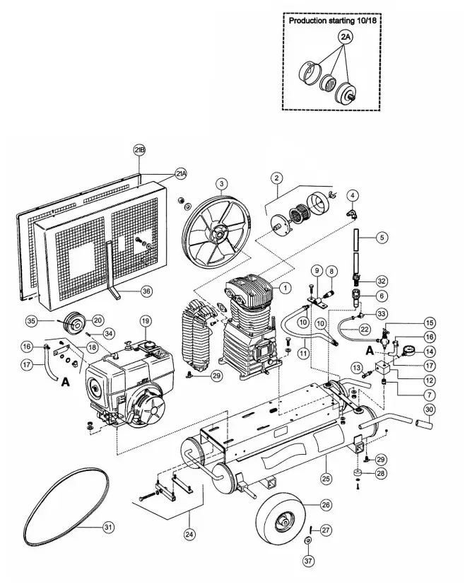 ROLAIR 7722HK28 Portable Air Compressor - fig