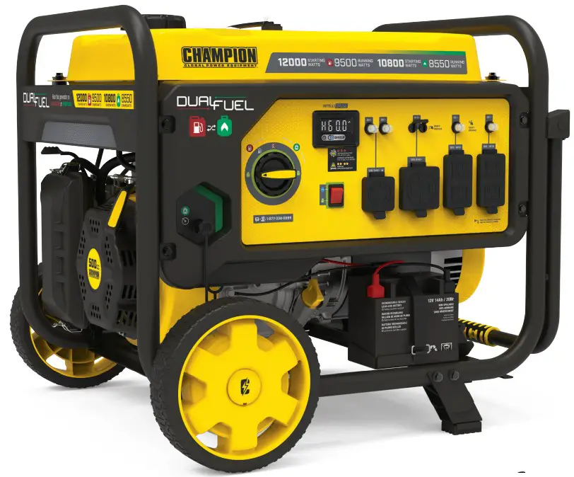 CHAMPION POWER EQUIPMENT 201159 9500W Dual Fuel Electric Start Generator