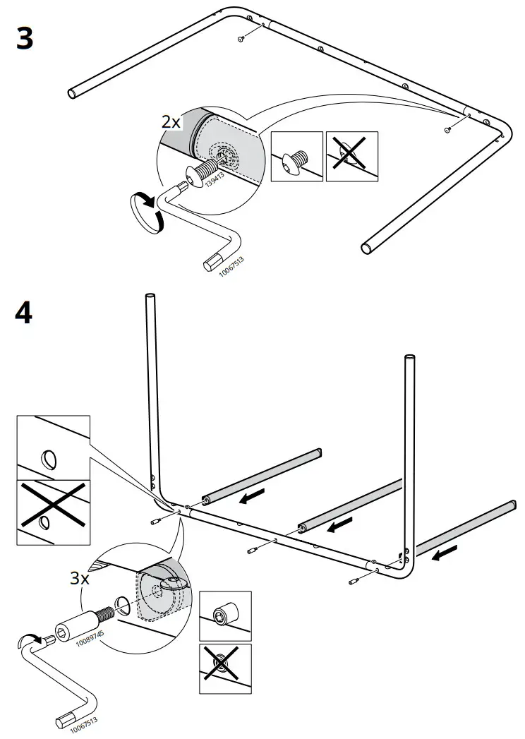 IKEA GRÅSALA Underframe for Table Top - fig 4