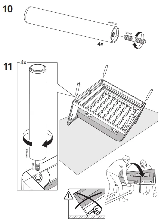 IKEA ÄPPLARYD Corner Sofa - Figure13