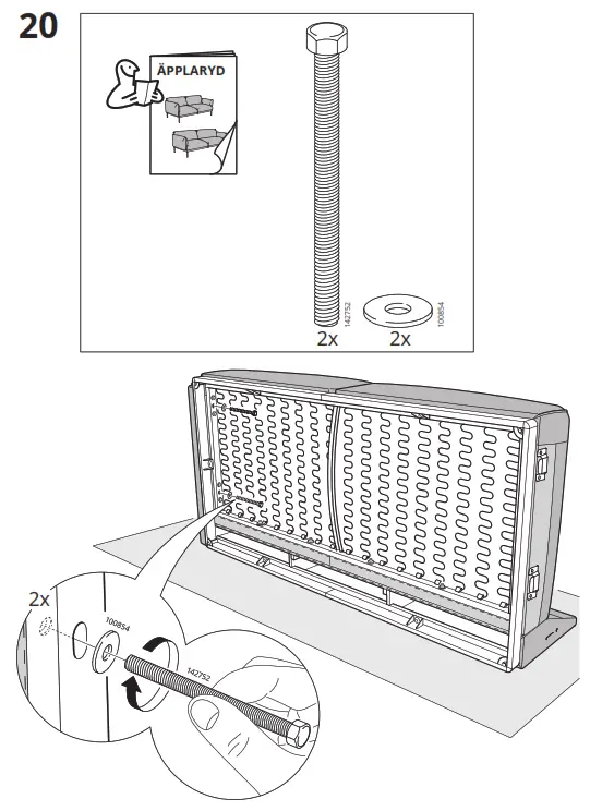 IKEA ÄPPLARYD Corner Sofa - Figure22