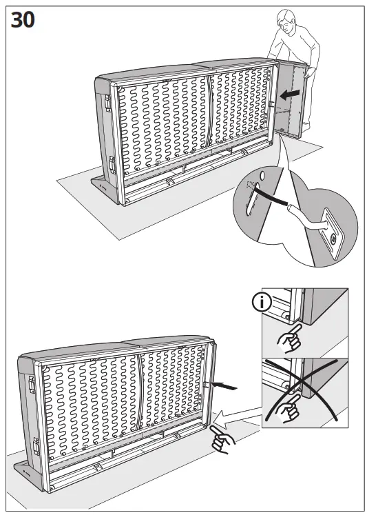 IKEA ÄPPLARYD Corner Sofa - Figure32