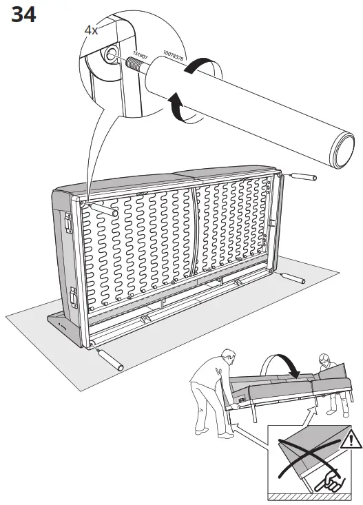 IKEA ÄPPLARYD Corner Sofa - Figure36