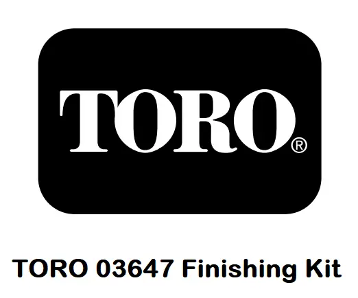 TORO 03647 Finishing Kit