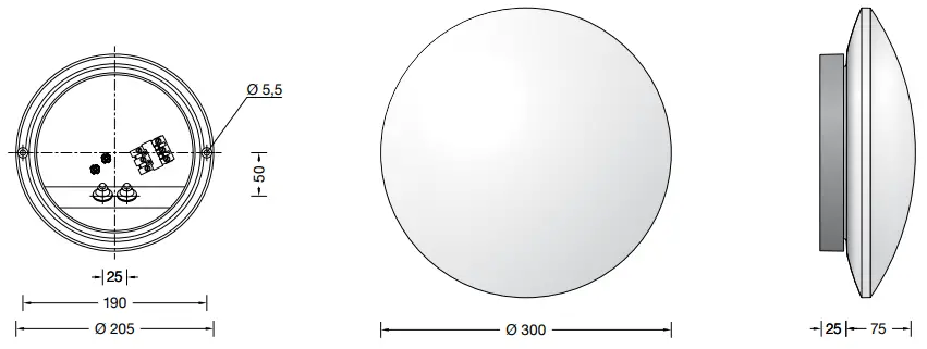 BEGA-24039-Celling-and-Wall-Luminaire-fig 1