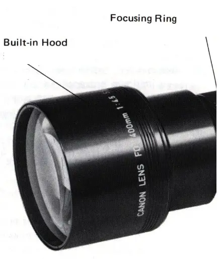 Canon Lens FD400mm Camera - Fig1