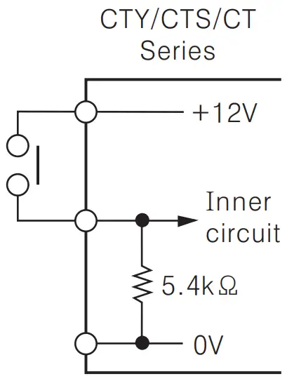 Autonics CT6Y Ebike Display Cash Counter - Contact Input 1