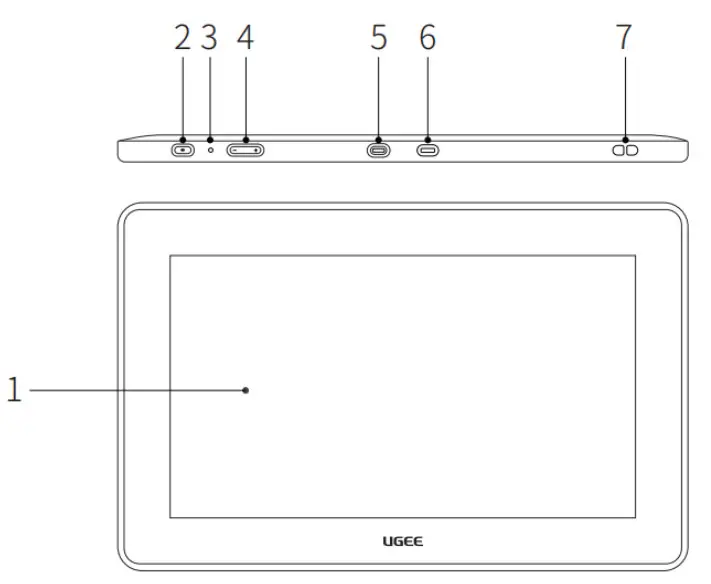 UGEE U Series Drawing Monitor - Product