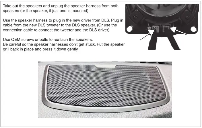 DLS CRPP-BMW1.4 Cruise 2 Component Acoustics - Changing center speaker