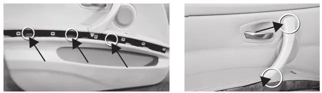 DLS CRPP-BMW1.4 Cruise 2 Component Acoustics - Dismounting door panel 2