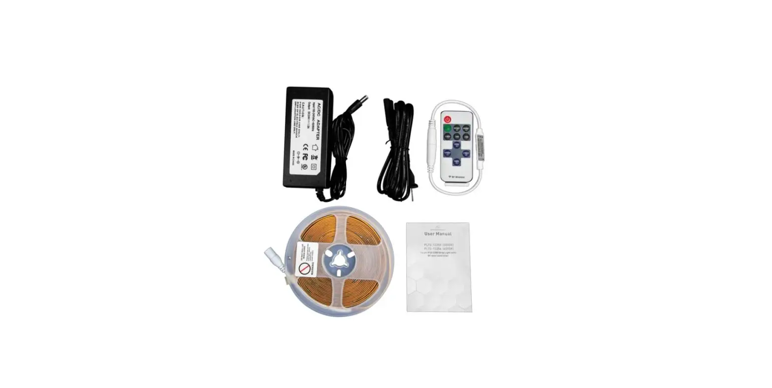 Plt Solutions Plts-12255 Led Strip Light Kit With Remote Instruction Manual