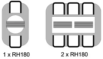 HEATSTRIP TF2200RW Electric Radiant Heater with Remote - Table Layout