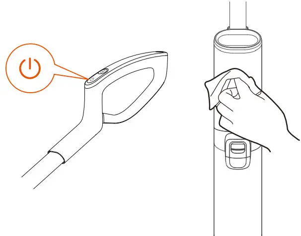 Ultenic AC1 Cordless Wet Dry Vacuum Cleaner - Main Body