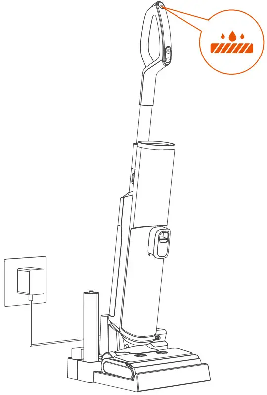 Ultenic AC1 Cordless Wet Dry Vacuum Cleaner - charging 2
