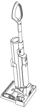 Ultenic AC1 Cordless Wet Dry Vacuum Cleaner - charging base