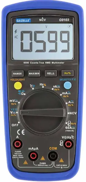 GAZELLE G9103 True RMS Digital Multimeters product