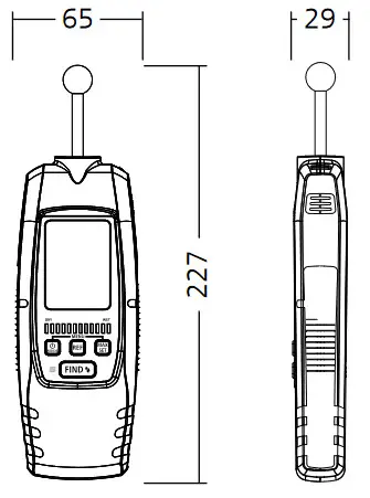 Laserliner MultiWet-Finder Plus Moisture Meter Temperature - fig 1