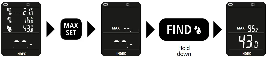 Laserliner MultiWet-Finder Plus Moisture Meter Temperature - fig 16