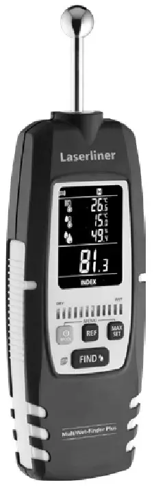 Laserliner MultiWet-Finder Plus Moisture Meter Temperature