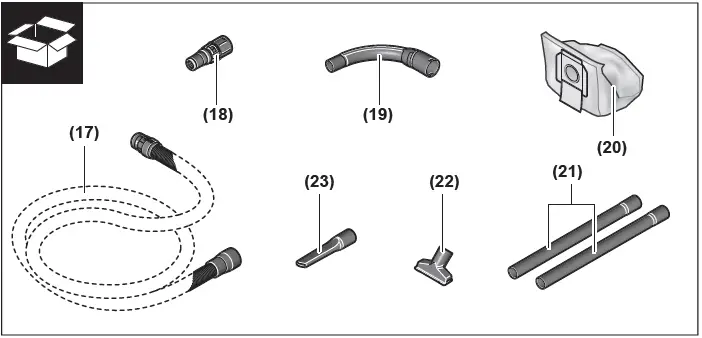 BOSCH GAS 20 L SFC Professional Wet or Dry Dust Extractor 2