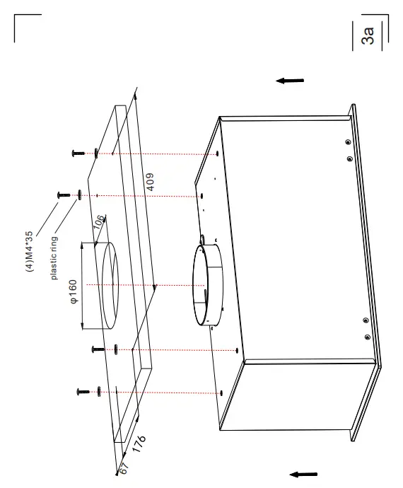 Amica OMP6552BG Kitchen Extractor Hood - Parts 7