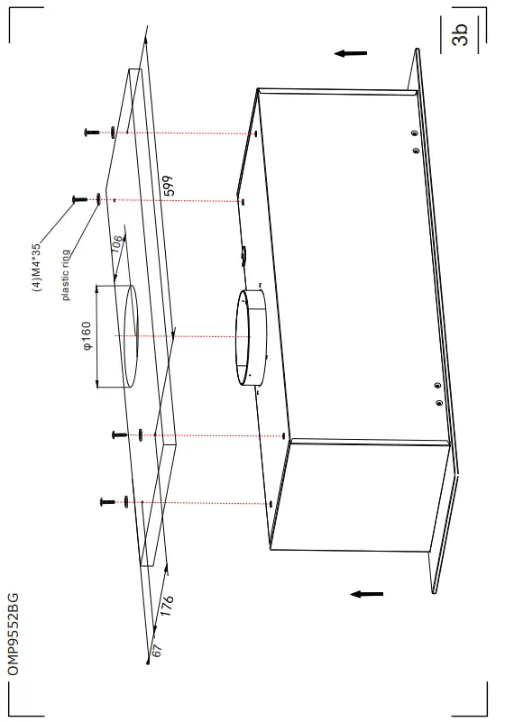 Amica OMP6552BG Kitchen Extractor Hood - Parts 8