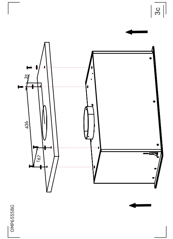 Amica OMP6552BG Kitchen Extractor Hood - Parts 9