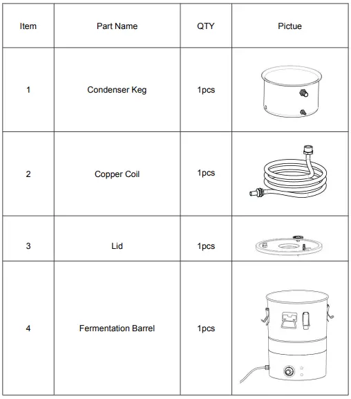 VEVOR EZL-EH-30S-E Electro Thermal Still Water Pump-FIG2