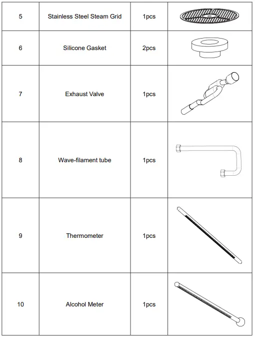 VEVOR EZL-EH-30S-E Electro Thermal Still Water Pump-FIG3
