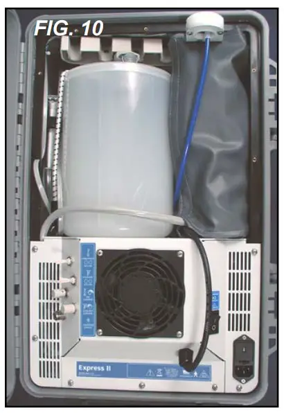 Aseptico ADU 17X2 Express II Portable Dental System - case lid