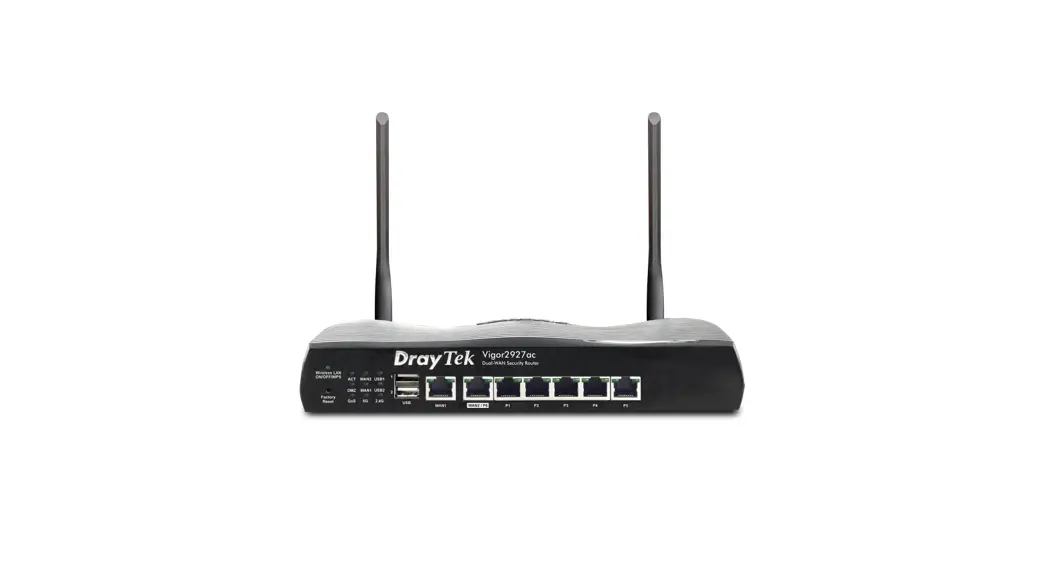 Draytek Vigor2927ac Dual Wan Security Router User Guide Draytek Vigor2927ac Dual Wan Security Router User Guide